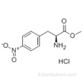 Chlorhydrate d&#39;esters méthyliques de L-4-nitrophénylalanine CAS 17193-40-7